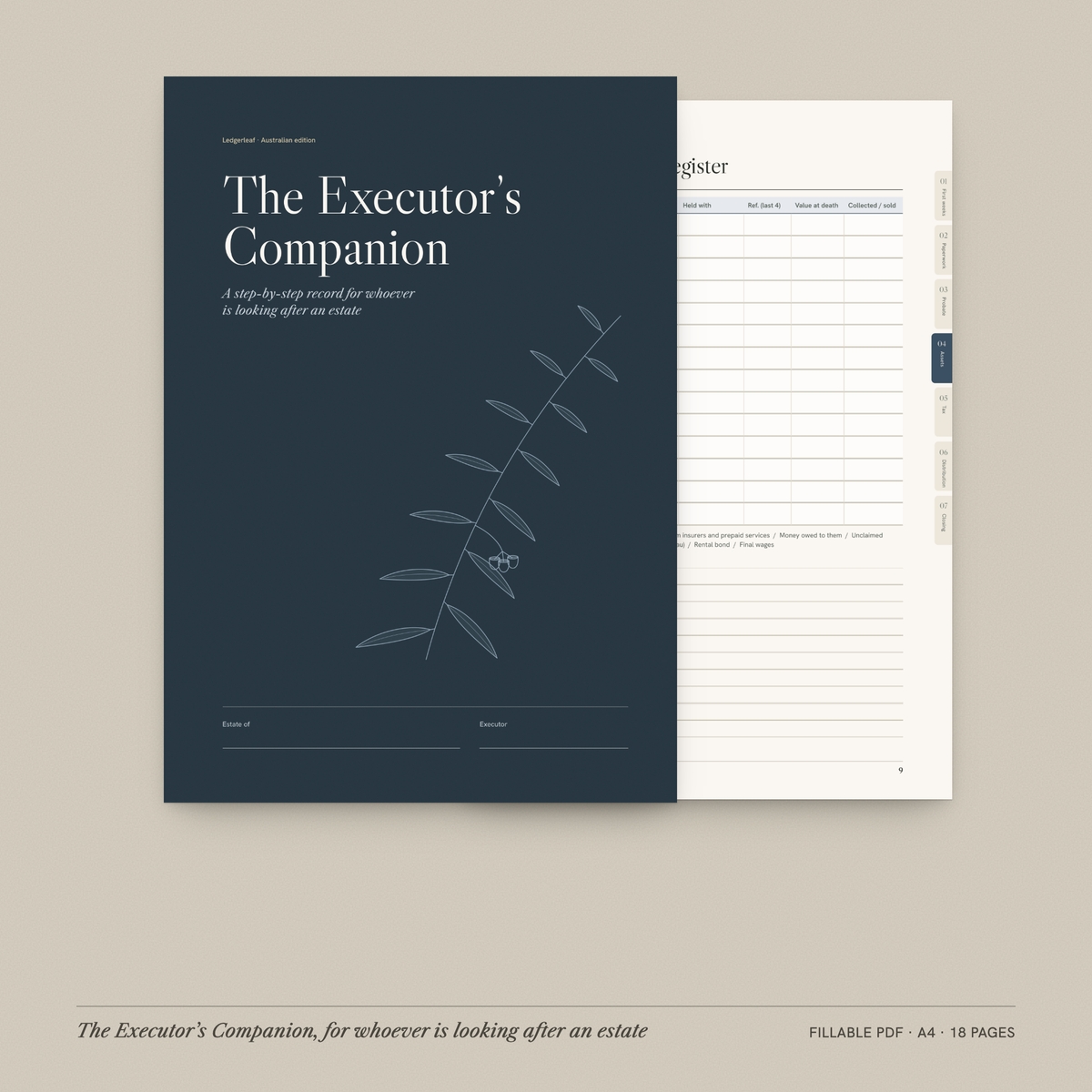 The Executor's Companion: product overview